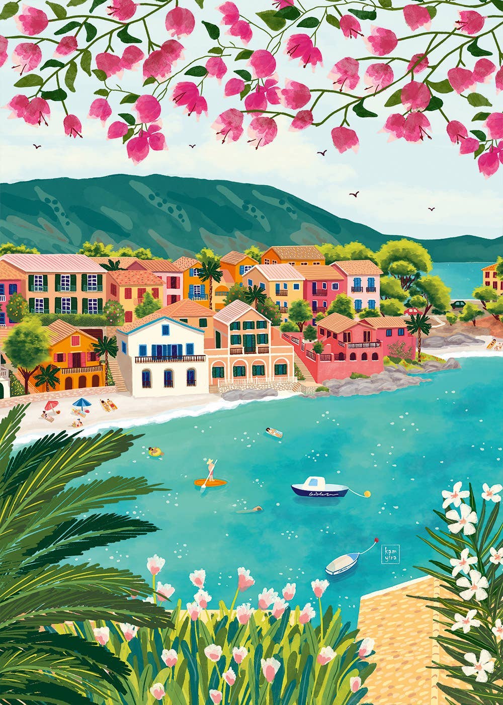 Kefalonia, Grækenland – 1000 brikker