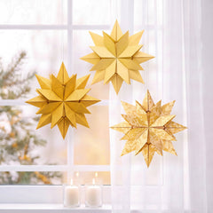Origami-stjerne "Lucy", guld