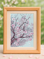 Broderikit, Japansk blomstermotiv