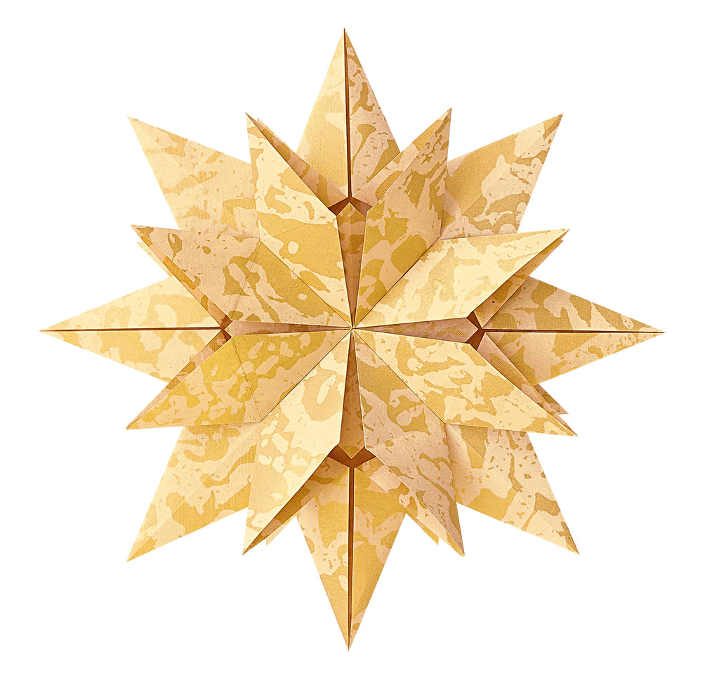 Origami-stjerne "Lucy", guld