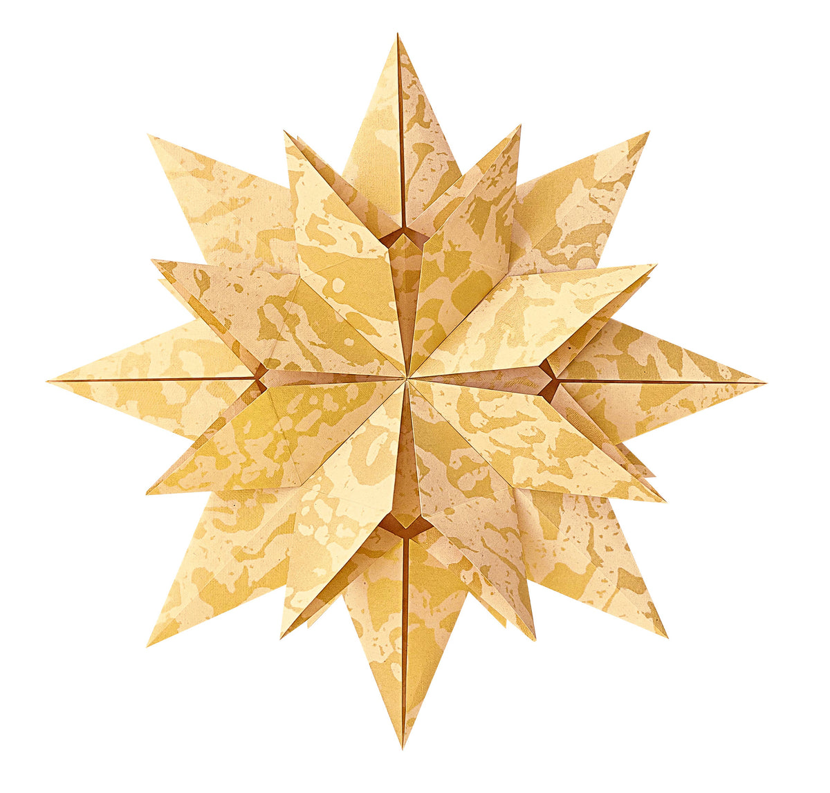 Origami-stjerne "Lucy", guld