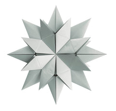 Origami-stjerne "Lucy", sølv