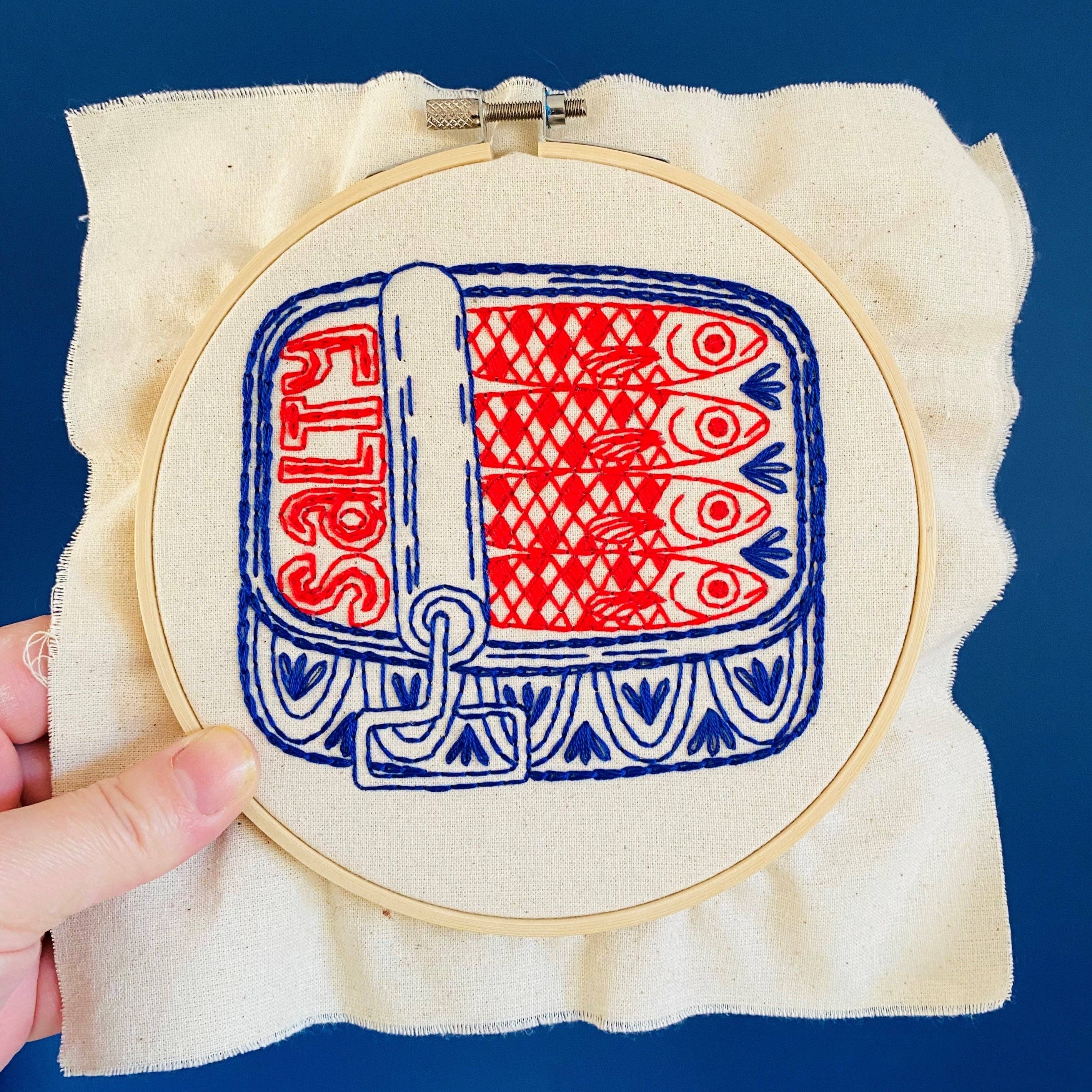 Broderisæt – Sardiner