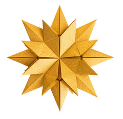Origami-stjerne "Lucy", guld