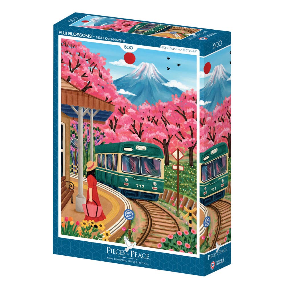 Puslespil, Fuji Blossoms – 500 brikker